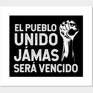 El pueblo unido jámas será vencido - vintage Posters and Art